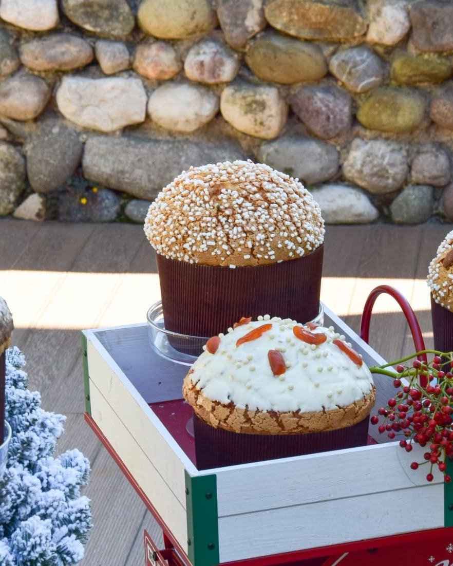IL PANETTONE ALL'OLIO EVO DEL GARDA CON LIMONI CANDITI