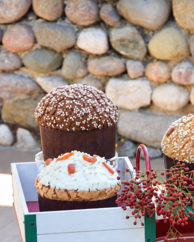 IL PANETTONE AL CIOCCOLATO FONDENTE E FRUTTI DI BOSCO